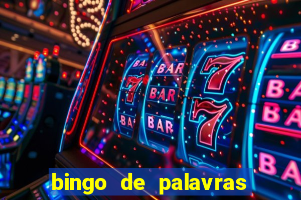 bingo de palavras cha de bebe